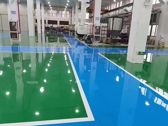 环氧自流平地面施工案例分享，让你更懂无缝地坪